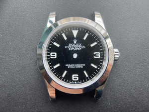 New Style Of Steel Rolex 214270 Explorer 41mm Watch Set  With Smooth Bezel And Black Dial Fit ETA 2824 Movement