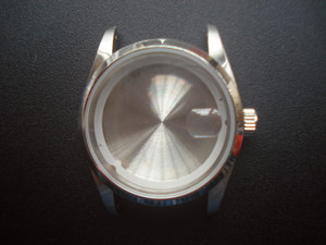 Unbranded Vintage Style of 36mm Stainless Steel Watch Case With Smooth Bezel And 20mm Lugs Size Fit DATEJUST  Or DAY-DATE Dial In 28.5~29.0mm And  ETA 2836 Movement With Date Or Day Wheel Overlay