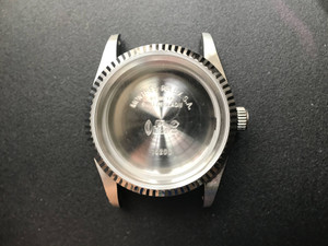 ROLEX Signed Vintage Style of 36mm Stainless Steel Watch Case Has No Cyclop With Fluted Bezel 1016 Case Back And 20mm Lugs Have Drilled Through Holes Fit ETA 2824 Or NH35/36/38 Movement And Dial In 28.0~29.0mm
