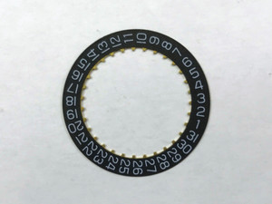 One Pc Black Date Wheel Disc Fit ETA 2824 Automatic Movement For The Dial With Date Window On 3 O'clock