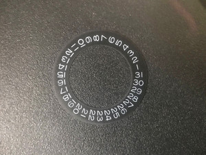 One Pc Black Date Disc Wheel Overlay For ETA 2836 DG2813 Miyota 8215 Automatic Movement Fit The Mens Rolex 3135 DATEJUST Or 3155 DAY-DATE Watch