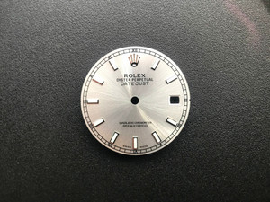 28mm 116234 Silver Sunburst Dial Marked ROLEX Symbol With Super Luminous Sticks And Date Window Fit ETA 2836 Or 2824 Or DG 2813 Or MIYOTA 8215 Automatic Movement For Mens DATEJUST Watch