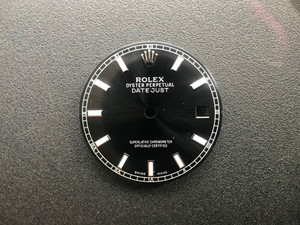 28mm 116234 Black Sunburst Dial Marked ROLEX Symbol With Super Luminous Sticks And Date Window Fit ETA 2836 Or 2824 Or DG 2813 Or MIYOTA 8215 Automatic Movement For Mens DATEJUST Watch