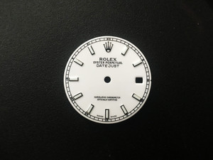 28mm 116234 Gloosy White Dial Marked ROLEX Symbol With Super Luminous Sticks And Date Window Fit ETA 2836 Or 2824 Or DG 2813 Or MIYOTA 8215 Automatic Movement For Mens Steel DATEJUST Watch