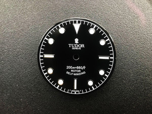 29mm Glossy Tudor Ranger Franken Black Bay Rosellina Dial With Silver Symbol And Silver Hour Markers Have Super Luminova  Fit ETA 2824 2836 Or MIYOTA 8215 Or DG 2813