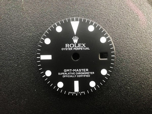 29mm 1675 Vintage Style Of Matt GMT Master Dial With Super White Luminova Marked Rolex Symbol Fit ETA 2836 Or DG3804B movement For 4 Hands