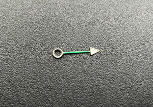 One Pc 4th Green hand With Greem Luminova Fit Old Style 40mm GMT 1675 Watch Fit DG 2813 Or 3804