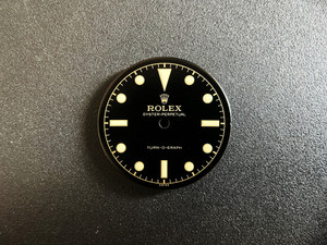 28.5mm 6202 TURN-O-GRAPH Vintage Submariner Bond Gilt Dial With Super Yellow Lume Marked Rolex Symbol for ETA 2836 Or 2824 Or DG 2813 OR Miyota 8215 movement