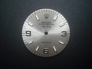 28.5mm Sunburst Silver Dial Marked Rolex Symbol With Silver 369 Numbers For Mens OYSTER PERPETUAL Air-King Watch Fit DG 2813 Or MIYOTA 8215 Automatic Movement