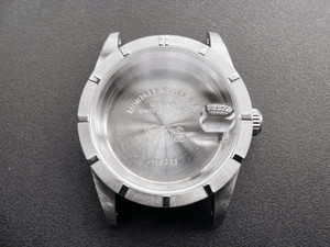 ROLEX Signed Vintage Style of 36mm Stainless Steel DATEJUST Watch Case With Engine Turned Bezel And 20mm Lugs Have Drilled Through Holes Fit ETA 2824 Or NH35 Movement And Dial In 28.0~29.0mm