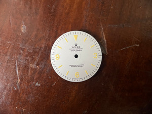 Vintage Style Of Albino White 1016 Explorer Dial Marked Rolex Symbol With Super Yellow Luminous  Fit ETA 2824 Or 2836 Or DG 2813 Or MIYOTA 8215 In 28.5mm