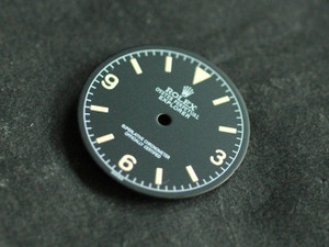 28.5mm Vintage Style Of 1016 Explorer Dial Marked Rolex Symbol With Yellow Lume And White Text Fit ETA 2824 2836 DG 2813 MIYOTA 8215