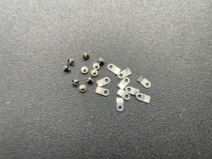 10 Small Steel Screws And 10 Steel Tabs For Mounting Genuine Or Clone 3135 Or 3130 Automatic Movement Inside The Watch Case