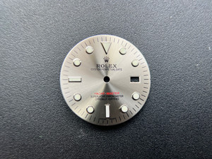 28.8mm Silver Dial Marked Rolex Symbol For Mens Steel YACHT-MASTER Watch Fit DG 2813 Or MIYOTA 8215 Automatic Movement With DWO