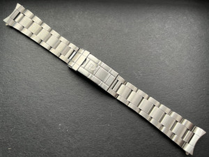20mm Solid Stainless Steel All Brushed Vintage Submariner Style Oyster Watch Band Bracelet Strap Marked Tudor Logo Fit My 14060 Or 16610 Or 6538 Case