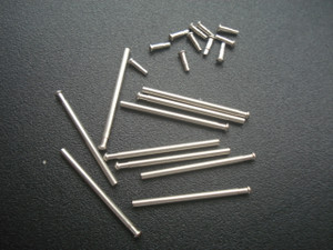 10 Sets Of 16mm Stainless Steel Tube Friction Pins In The Diameter Of 1.2mm For Connecting The Old Model Of Clasps On Mens Rolex 20mm Oyster Or Jubilee Watch Band Bracelet