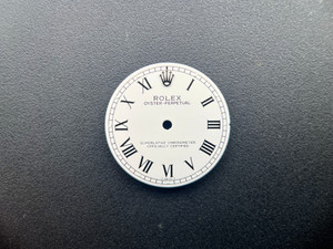 27mm Vintage Model Of 1002 Rolex White Buckley Oyster Perpetual Dial With Black Roman Numerals Fit ETA 2836 Or 2824 Or DG 2813 Or MIYOTA 8215
