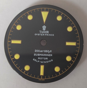 29mm Vintage Glossy Tudor 7928 Rose Oyster Prince Submariner Dial Fit ETA 2836 2824 Or NH35/38 Or DG 2813 MIYOTA 8215  Movement