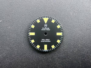 29mm 94010 7021 7016/0 Vintage Black Tudor Submariner Oyster Prince Snowflake Dial  With Super Yellow Lume Fit ETA 2824/2836 Or NH35/38 Or DG 2813 Miyota 8215