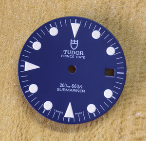 29mm Vintage Blue Tudor 79190 Submariner Prince Date Dial With Super White Luminova Fit ETA 2836 Or 2824 Or MIYOTA 8215