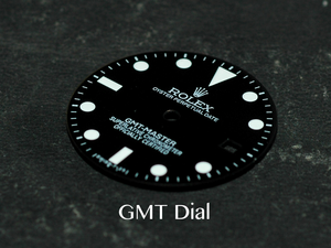 Vintage Style Of Glossy GMT Master 29mm Dial Marked Rolex Symbol fit ETA 2836 Or 2824 Or MIYOTA 8215 Or DG 2813 movement For 3 Hands