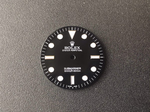 29mm Old  Style Of 2005 Glossy Black 14060 Submariner Dial Marked Rolex Symbol And Has Super Green Luminova Without Date Window For Mens Watch Fit ETA 2836 Or 2824 Or DG 2813 Or MIYOTA 8215 Automatic Movement