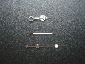 One Set Of Silver Mercedes Benz Watch Hands With White Luminova For Old Style 40mm Submariner Or 36mm Explorer Watch Fit ETA 2836 Or 2824 For Mens Watch