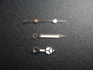 One Set Of Silver Mercedes Benz Watch Hands With Green Luminova For New Style Of 40mm Submariner Or 36mm Explorer Watch Fit ETA 2836 Or 2824 For Mens Watch 