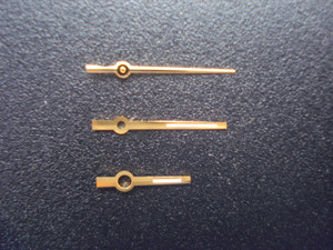 One Set Of Golden Watch Hands With Luminova Fit ETA 2836 Or 2824 For 34mm Tudor Prince Or Rolex Watch