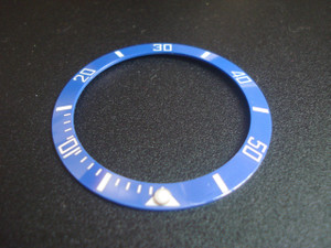 Bigger Blue Ceramic Bezel Insert With White Numbers For New Style Of ROLEX 116610 SUBMARINER Watch