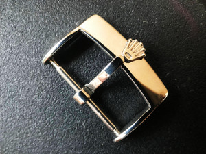 Stainless Steel Buckle Marked Rolex Crown Logo With 20mm Spring Bar For The 22mm Leather Or 20mm Nato Strap