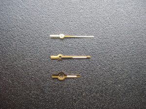 One Set Of Golden DATEJUST Watch Hands With Luminova And Normal Flat Posts Fit ETA 2671 For Ladies 26mm Watch