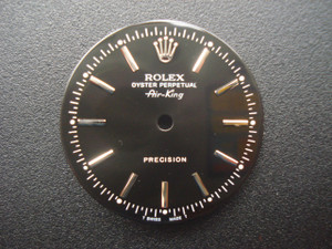 28.2mm Black Dial Marked Rolex Symbol With Silver Sticks For Mens OYSTER PERPETUAL Air-King Watch Fit DG 2813 Or MIYOTA 8215 Automatic Movement