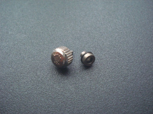 7mm Steel Screw Crown Marked Rolex Logo For Submariner Watch Fit ETA 2836 Or 2824 Or 2813 Or 8215 Or NH35/36/38 Automatic Moverment