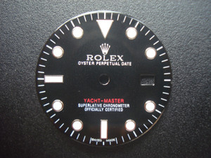 29mm Glossy Black Dial Marked Rolex Symbol For Mens Steel YACHT-MASTER Watch Fit DG 2813 Or MIYOTA 8215 Automatic Movement With DWO