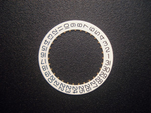 One Pc White Date Wheel Disc Fit ETA 2824 Automatic Movement For The Dial With Date Window On 3 O'clock