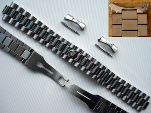 19mm Unbranded Stainless Steel President Watch Band Bracelet Strap For Old 34mm ROLEX Watch