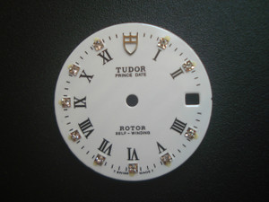 27mm White Dial Marked TUDOR Logo With Roman Numerals And Silver Rhinestones Fit ETA 2824 Or 2836 Or DG 2813 Or Miyota 8215 Movement For Mens Steel PRINCE DATE Watch