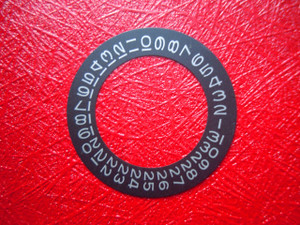 One Pc Black Date Disc Wheel Overlay For ETA 2836 Or DG 2813 Or MIYOTA 8215 Automatic Movement Fit The Mens Rolex 3135 SUBMARINER Or GMT-MATER Watch