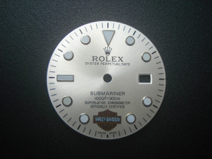 29mm Sunburst Silver Dial Marked Rolex And HARLEY-DAVIDSON Symbol For Mens Steel Oyster Submariner Watch Fit DG 2813 Or MIYOTA 8215 Automatic Movement With DWO