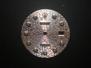 28mm Silver Totemic Dial Marked Rolex Symbol With Silver CZ Rhinestones And Date Window Fit ETA 2836 Or DG 2813 Or MIYOTA 8215 Automatic Movement With DWO For Mens steel DATEJUST Watch