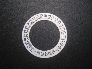 One Pc White Date Disc Wheel Overlay With Open 6 & 9  For ETA 2836 Or DG 2813 Or MIYOTA 8215 Automatic Movement Fit The Mens Rolex 3135 Steel DATEJUST Or DAY-DATE Or SUBMARINER Or GMT-MASTER Watch