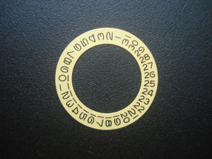 One Pc Champagne Date Disc Wheel Overlay With Open 6 & 9  For ETA 2836 Or DG 2813 Or MIYOTA 8215 Automatic Movement Fit The Mens Rolex 3135 Golden Or 2-tone DATEJUST Or DAY-DATE Or SUBMARINER Or GMT-MASTER Watch