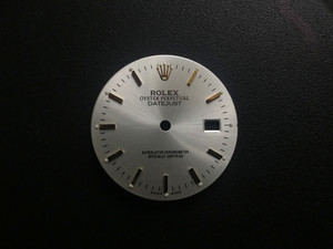 28.5mm Silver Sunburst Dial Marked Rolex Symbol With Golden Sticks For Mens Golden Or 2-tone DATEJUST Watch Fit DG 2813 Or MIYOTA 8215 Automatic Movement With DWO