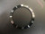 Vintage Style Black Aluminum Bezel Insert With Silver Numbers For Rolex 40mm Submariner Watch Case Of 16610, 14060, 5513 Or 1680