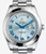 Steel 228206 Rolex 41mm Day-Date Watch Set  With Smooth Bezel And Ice Blue Dial Fit ETA 2836 Movement