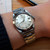Signed Solid Stainless Steel 19mm Vintage Rivet Style Quality Watch Band Bracelet Strap With Straight Ends for Vintage 34mm Rolex Watch Case