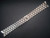 20mm Signed Stainless Steel President Watch Band Bracelet Strap With Full CZ Rhinestones And Curved End Pieces For Vintage 36mm ROLEX DATEJUST Watch