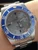 29mm Sunburst Silver Grey Dial Marked Rolex Symbol With Golden CZ Rhinestones And Blue Hour Markers For Mens 2-tone Or Golden Submariner Watch Fit ETA 2836 Or DG 2813 Or Automatic Movement With DWO