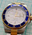 29mm Sunburst Silver Grey Dial Marked Rolex Symbol With Golden CZ Rhinestones And Blue Hour Markers For Mens 2-tone Or Golden Submariner Watch Fit ETA 2836 Or DG 2813 Or Automatic Movement With DWO